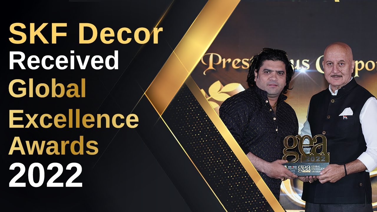 Naseem Khan (SKF Decor) won GEA 2022 for Best Furniture Manufacturer in India