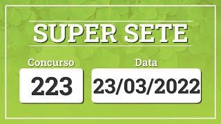 Capa de SUPER SETE 223