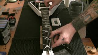 Video thumbnail for Jackson Matt Tuck Signature Randy Rhoads guitar set-up... by Fret Friend Guitar Workshop and Luthiery