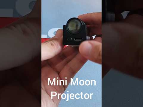 Magical Mini Moon Projector Lamp Unboxing and Review #shorts