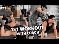 1st Workout With Coach | Chest & Shoulder Workout | Road To Amateur Olympia | Ep. 08