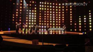 Paula Seling & Ovi's first rehearsal (impression) at the 2010 Eurovision Song Contest