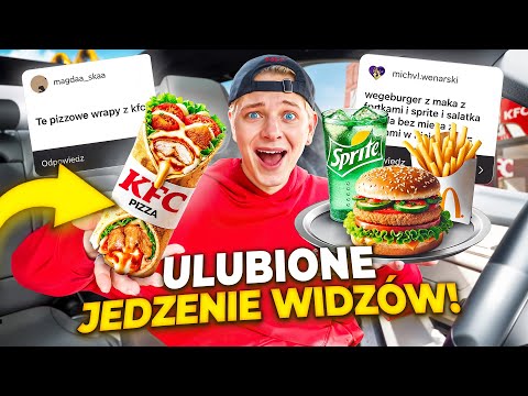 TESTUJĘ ULUBIONE JEDZENIE WIDZÓW Z FAST FOODÓW 😱 #2  | Dominik Rupiński