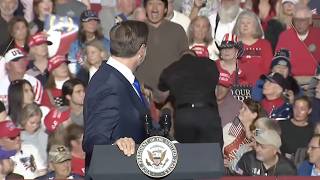 'Release the Epstein files.' Vance interrupted by protester at NC rally, VP labels him a 'prop'