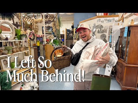 Thrifting & We Brought The Wrong Car! Amazing Priced Finds!!😭 || Visit Our Garden