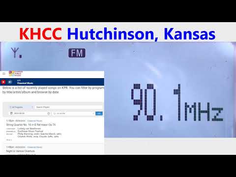 90.1 KHCC - Hutchinson, Kansas captada en Zapopan (oeste), México