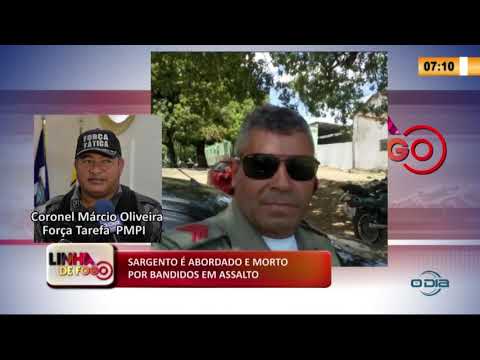 LINHA DE FOGO 02 03 20  Sargento é abordado e morto por bandidos em assalto