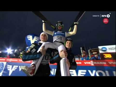 The second longest skijump ever - Peter Prevc 250 meters in Vikersund