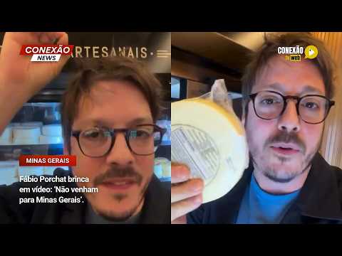 Vídeo: Fábio Porchat brinca em vídeo: ‘Não venham para Minas Gerais’.