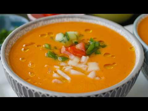 The Original Authentic Spanish Gazpacho Recipe ¨Gazpacho Andaluz¨