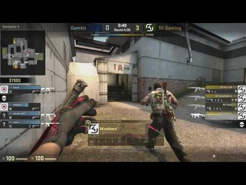 SK Coldzera 5K Ace vs Gambit Cache [ CS SUMMIT GRAND FINALS ]