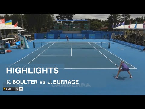 W60 Canberra | Final Highlights | Katie Boulter vs Jodie Burrage | 07.01.2023