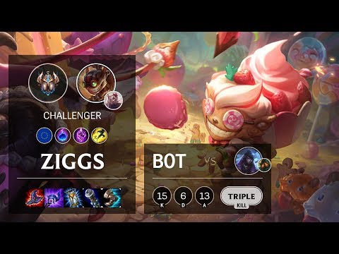 Ziggs Bot vs Aphelios - EUW Challenger Patch 10.5