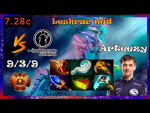 arteezy leshrac vs IG | Invictus gaming vs Evil Geniuses | Full Gameplay 7.28c | Dota 2 Pro Replays