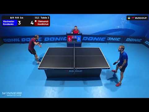 13:40 Viacheslav Kovalenko - Oleksandr Hordiichuk 19.10.2023 TT Euro.Cup Ukraine  Master. TABLE 3
