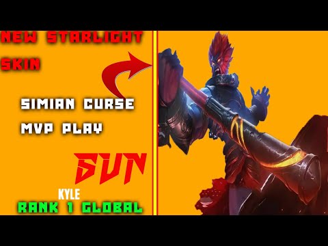 New Sun Starlight July 2021 Skin Gameplay | Simian Curse Sun 2021 | Top 1 Global Sun Gameplay MLBB
