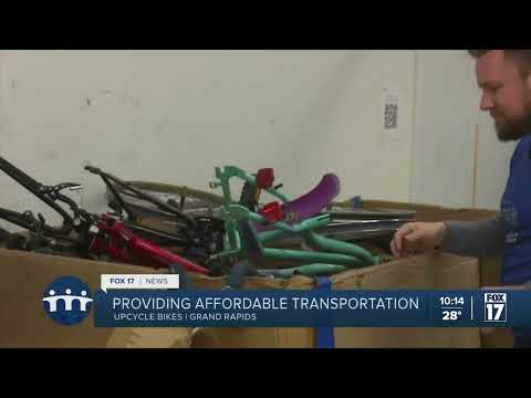 Upcycle bikes providing accessible and affordable transportation by refurbishing old bikes