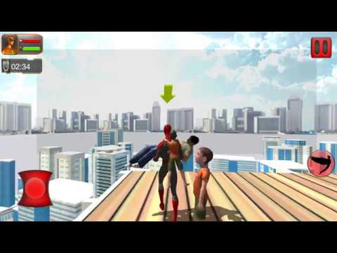 Rescue Spider Super City Hero Video