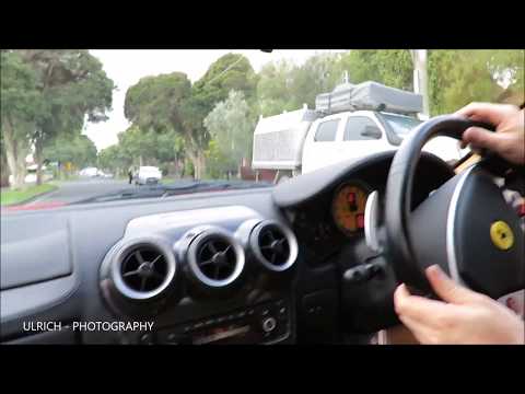CRAZY F430 RIDE IN RAIN