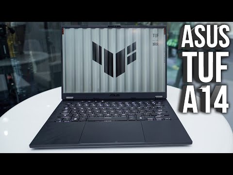 video - Asus TUF A14, Ryzen 7-8845HS, RTX 4050, 16 GB DDR5X-7500, 512 GB SSD, QHD+ 165 Hz 100% sRGB