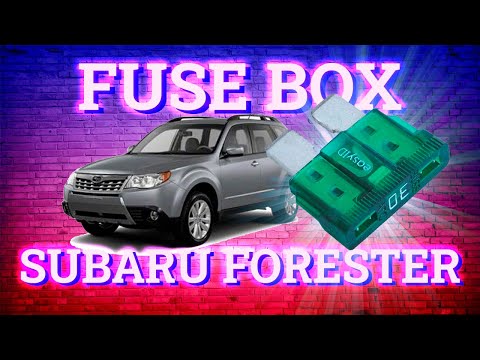Subaru Forester (2008-2012) fuse box diagrams