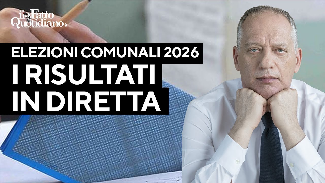 Comunali 2026, i risultati e il commento in diretta con Peter Gomez