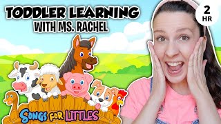 Learn Animals with Ms Rachel for Toddlers - Animal Sounds, Farm Animals, Nursery Rhymes &amp; Kids Songs