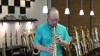 Video thumbnail for Yamaha YSS 62R soprano sax #0415 by KB Sax