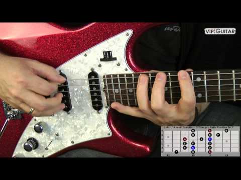 Die 7 Durtonleitern: "C-dur / A-moll Tonleiter Position Nr.7"