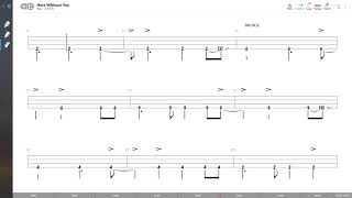 3 Doors Down - Here Without You (BASS TAB PLAY ALONG)