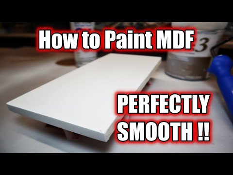How to Paint MDF for a PERFECTLY SMOOTH Finish