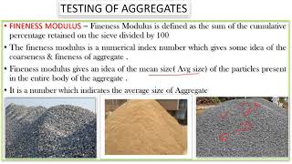 VTU 4TH SEM l LECTURE 21l CONCRETE TECHNOLOGY l Fineness Modulus Of Aggregates & its Importance