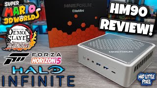 The Minisforum EliteMini HM90 Ryzen 9 Mini PC! EMULATION & PC Gaming MINI BEAST!