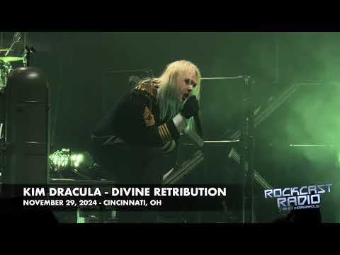 Kim Dracula performs Divine Retribution in Cincinnati, Ohio on November 29, 2024