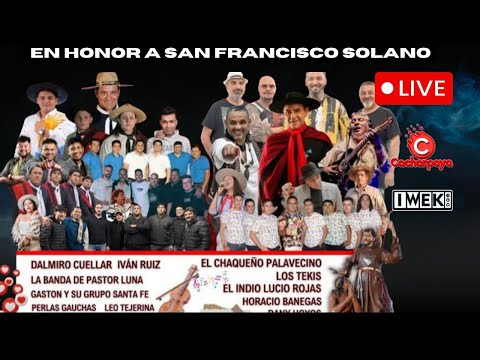 FIESTAS PATRONALES EN HONOR A SAN FRANCISCO SOLANO 🇦🇷🪗 (EL GALPON)