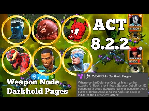 Weapon Darkhold Pages Node • Act 8.2.2 Exploration • Mcoc • Marvel Contest of Champions 8.2