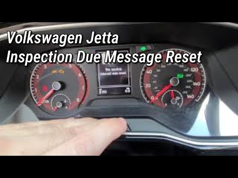 2019 Volkswagen Jetta Inspection Due Reset / How to Interval