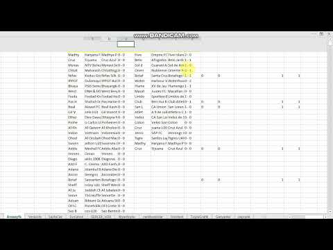 CPLUSKER SOCCER EXCEL PREDICTION  live games update automate