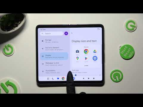 How to Change Font Size in GOOGLE Pixel Fold – Find Font Size Options