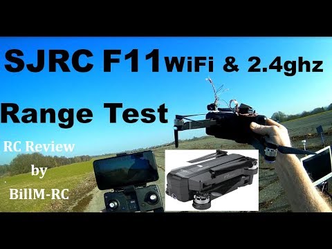 SJRC F11 5G WiFi & 2.4ghz Range Test