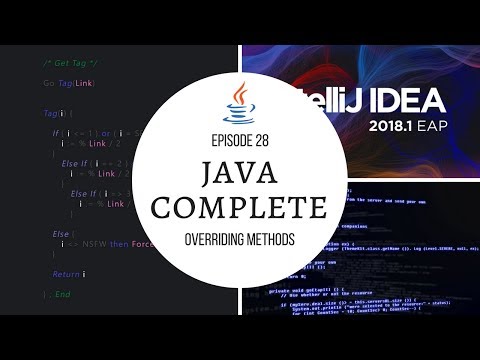 Java Complete Tutorial Ep 28 Overriding Methods