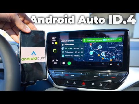 Volkswagen ID.4 Android Auto 2021 Demonstration Multimedia System
