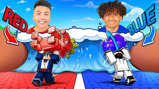 RED Vs BLUE In Escape Tsunami For Brainrots (Ft Foltyn)