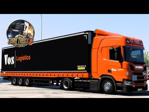 🚛 SCANIA NEXT GENERATION R410 VOS LOGISTICS - PROMODS 2.56 🇪🇸 (E) Madrid to 🇪🇸 (E) Léon.