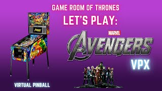 Let’s Play: Avengers Visual Pinball Table VPX - Virtual Pinball #pinball #virtualpinball #avengers