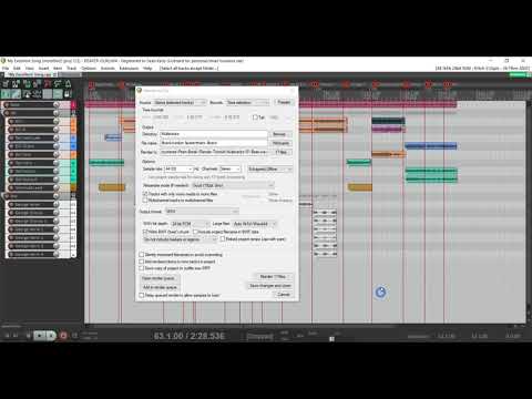 Exporting Multitracks in Reaper