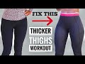 MUST DO THICKER THIGHS INTENSE LEG WORKOUT Lower Body Workout
