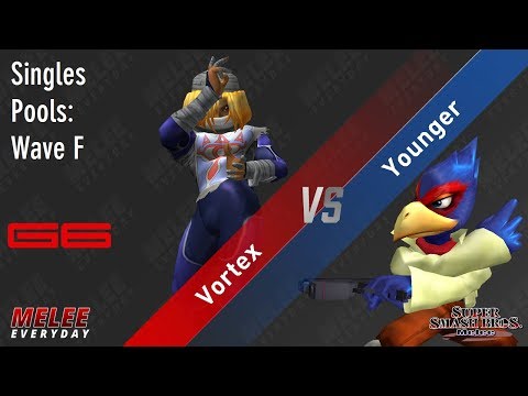 Genesis 6 - Vortex (Sheik) vs. Younger (Falco) - SSBM - Singles Pools