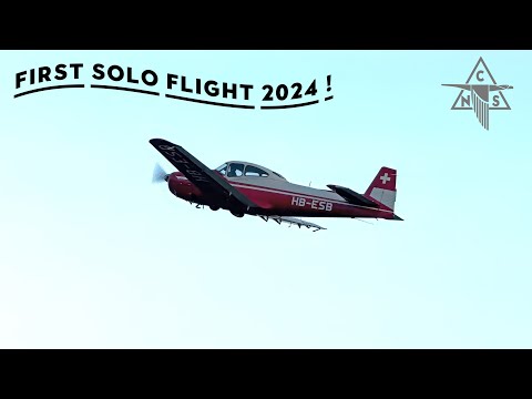 Club Navion Suisse : 1er vol solo avec le NAvion, 31 janvier 2024