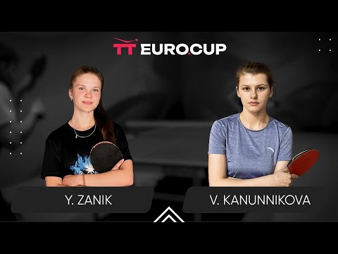 18:00 Yulianna Zanik - Vasylysa Kanunnikova  05.11.2023 TT Euro.Cup Women Ukraine Master. Table 4